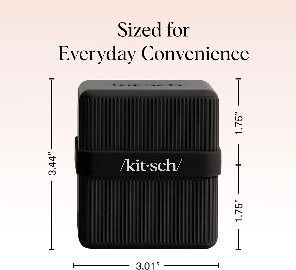 Kitsch 4-Compartment Travel Soap Case – TSA-Approved Bar Soap Holder
