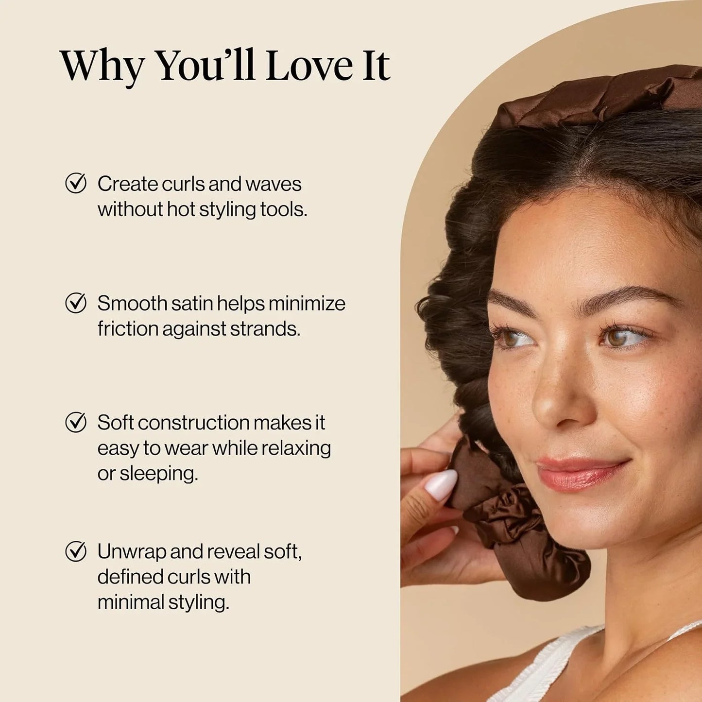 Kitsch Velvet Heatless Curls Overnight Set - Eucalyptus