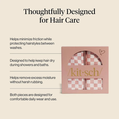 Kitsch XL Microfiber Hair Towel Wrap for Women