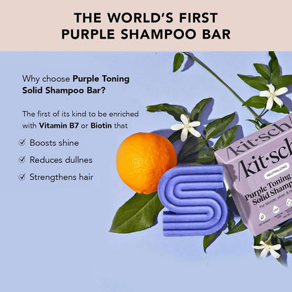 Kitsch Argan Oil Shampoo Bar Soap for Hair Growth - Made in USA, 3.2 oz