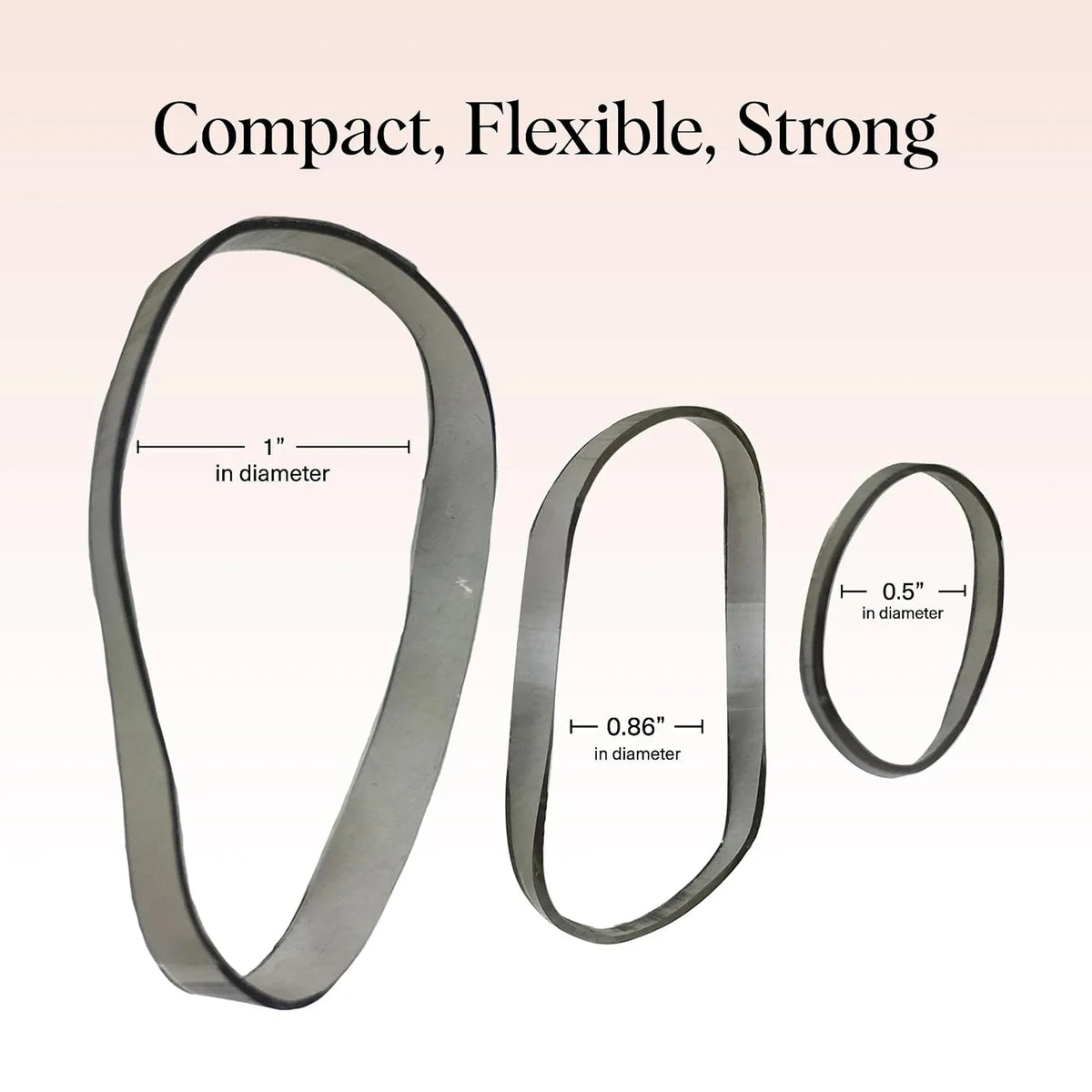 Kitsch Hair Ties No Damage for Kids, Teens and Women - Black, 500pcs