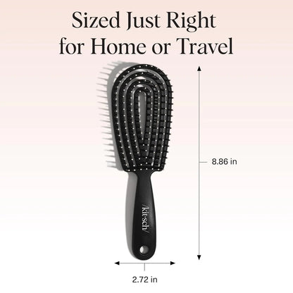 Kitsch Flexi Flow Detangler Brush, Hair Brushes For Women - Soft Violet