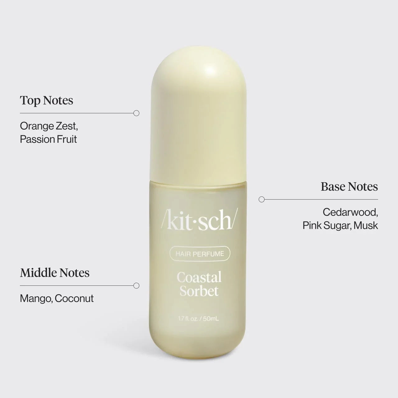 Kitsch Hair Perfume for Women – Hair Spray & Body Mist – Caramel Cream 50mL