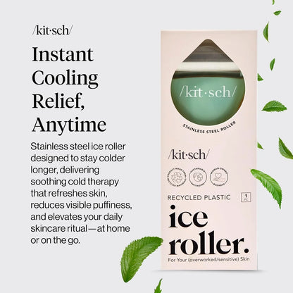 Kitsch Mini Ice Roller for Face Tool Set – Cooling Face Rollers - Blush