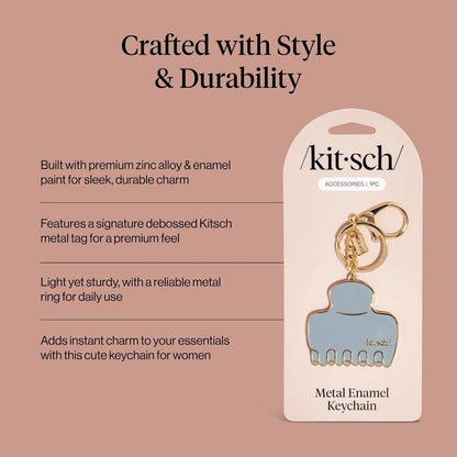 Kitsch Cute Keychain For Car Keys – Bag Charm for Handbags - Hair Perfume